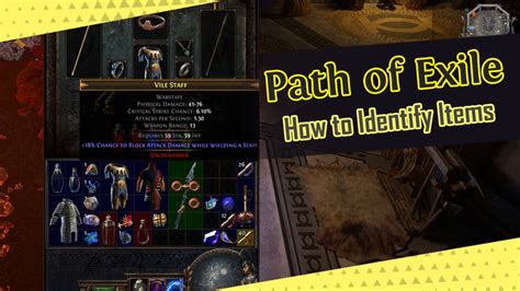 path of exile how to identify items|Path of Exile (POE): How To Identify & Upgrade Items .